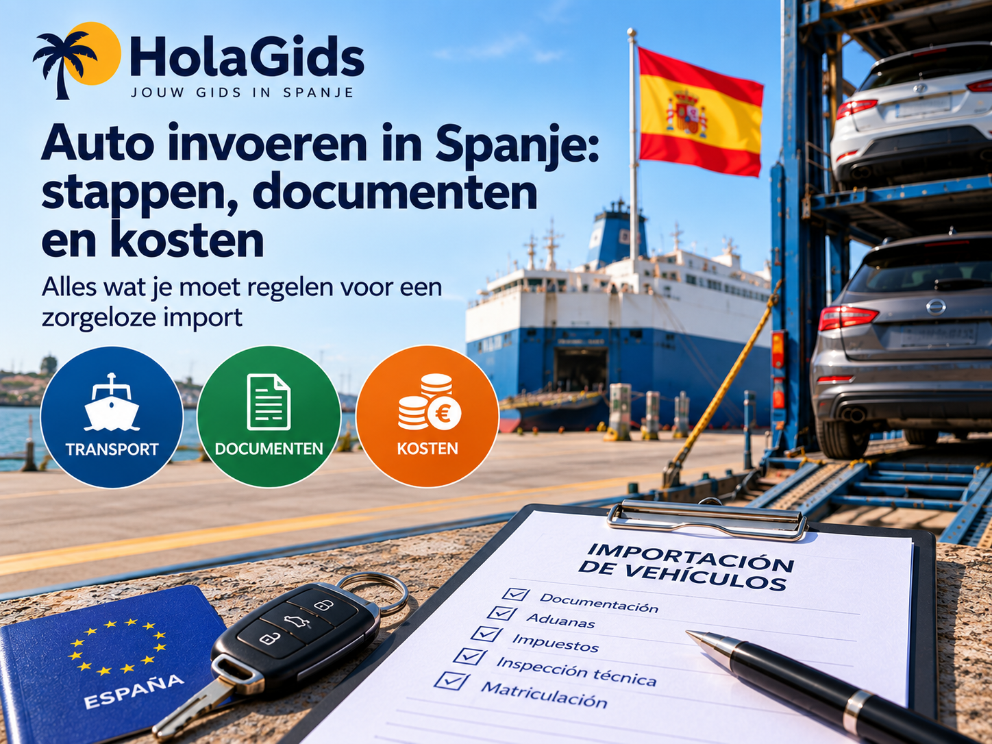 Auto importeren in Spanje