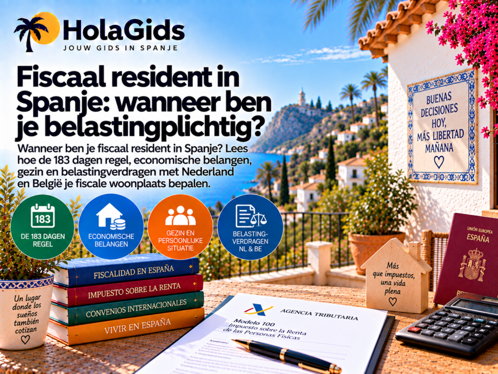 Fiscaal resident in Spanje: wanneer ben je belastingplichtig?