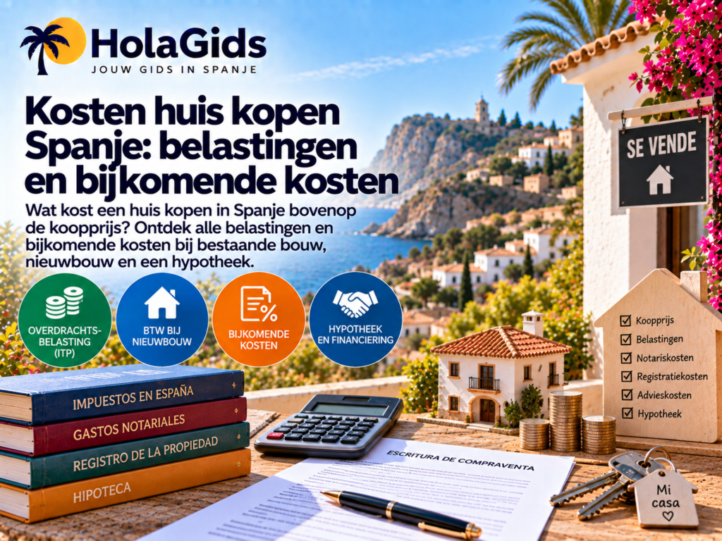 Kosten huis kopen Spanje: belastingen en bijkomende kosten