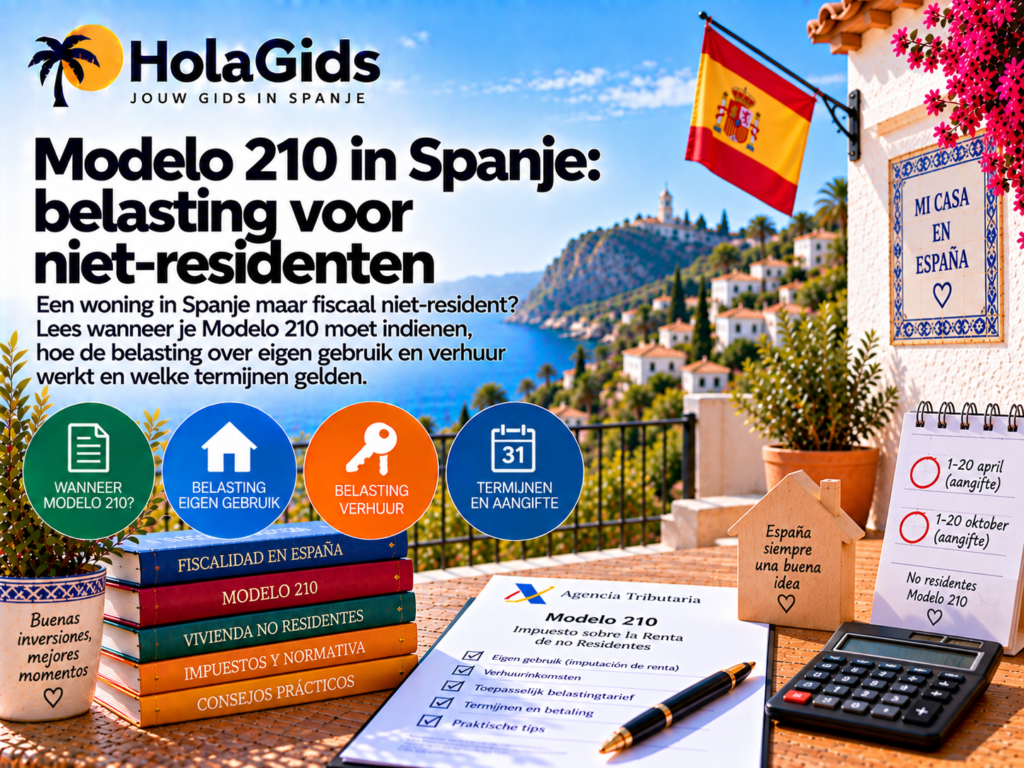 Modelo 210 in Spanje: belasting voor niet-residenten