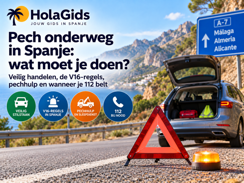 Pech onderweg in Spanje: wat moet je doen?