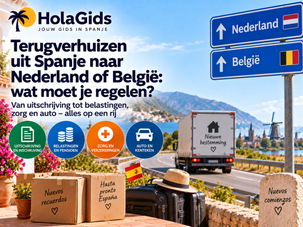 Terugverhuizen uit Spanje naar Nederland of België: wat moet je regelen?