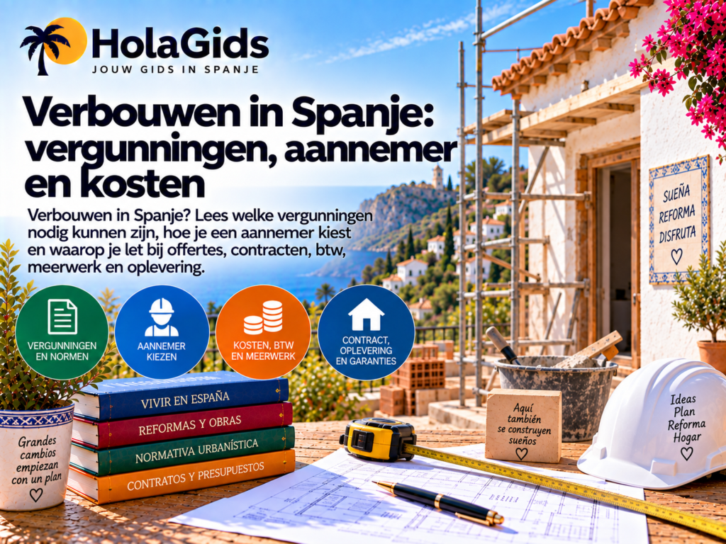 Verbouwen in Spanje: vergunningen, aannemer en kosten