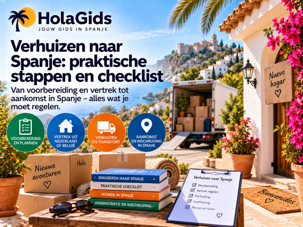 Verhuizen naar Spanje: praktische stappen en checklist